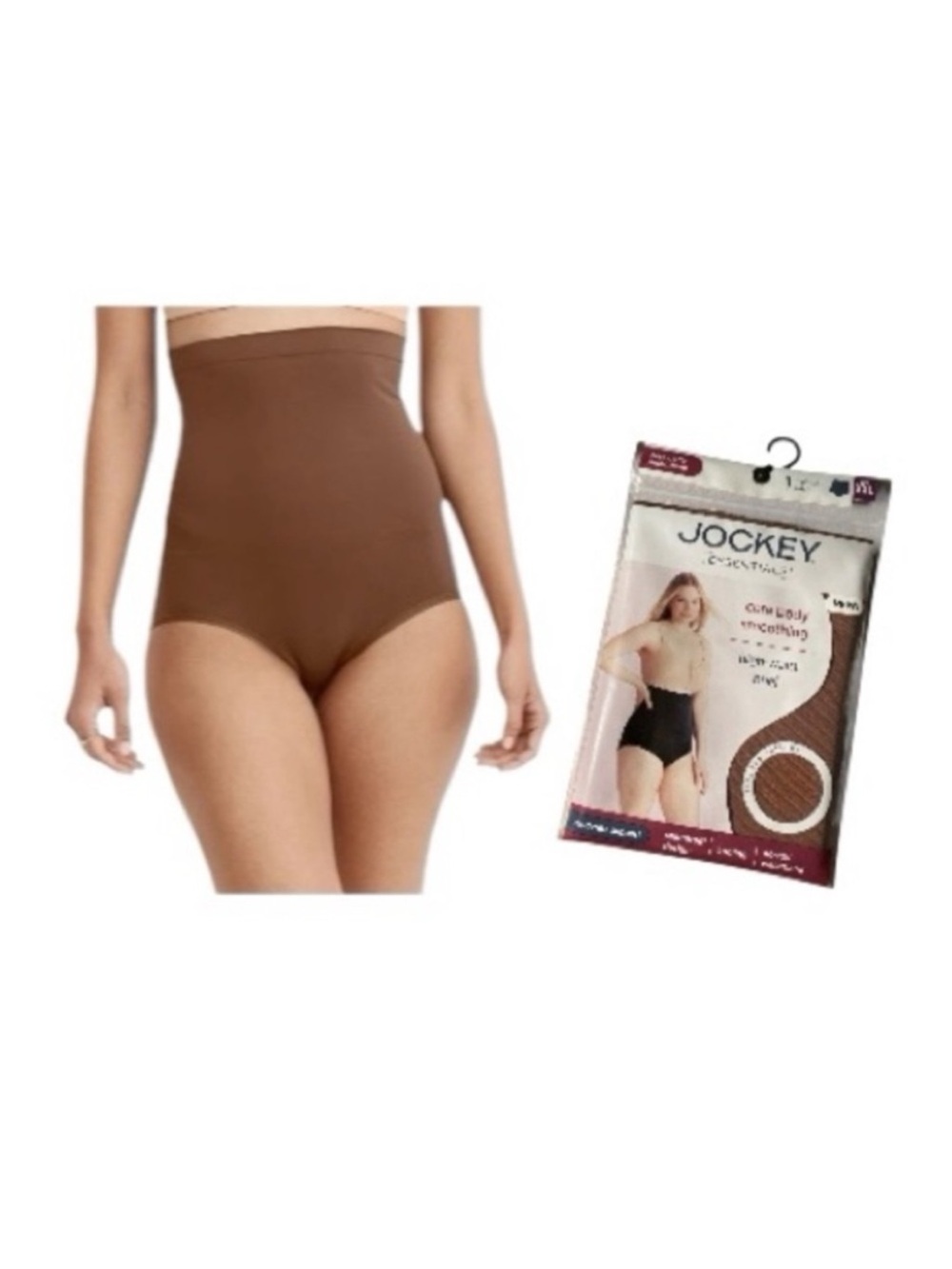 Jockey Brown High-Waisted Core Body Smoothing Panties
